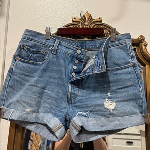 Denim Blue Women's Shorts